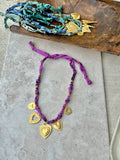 {Vintaged Magenta} BANDANA CHARM