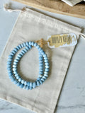 OPAL Candy Necklace - “Washed Denim” - ON SALE!!!