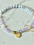 "Grounded in Happy Vibes" WORD Bracelets [Personalized]