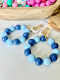 CORNFLOWER BLUE & NAVY