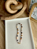 Beaded GEMSTONE Necklaces- NEUTRAL Colors