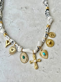 {Vintaged Cream} BANDANA CHARM