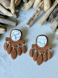 Cognac & White Buffalo Turquoise Collection