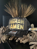 Yeehaw & Amen Trucker Hat - Mossy Oak Camo