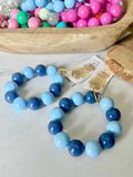 CORNFLOWER BLUE & NAVY