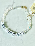 "Grounded in Happy Vibes" WORD Bracelets [Personalized]
