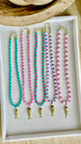 Gemstone & Gold Fish Necklaces