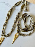 Silkies Bandana Necklace - Olive Green