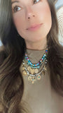 {Vintaged Turquoise} BANDANA CHARM