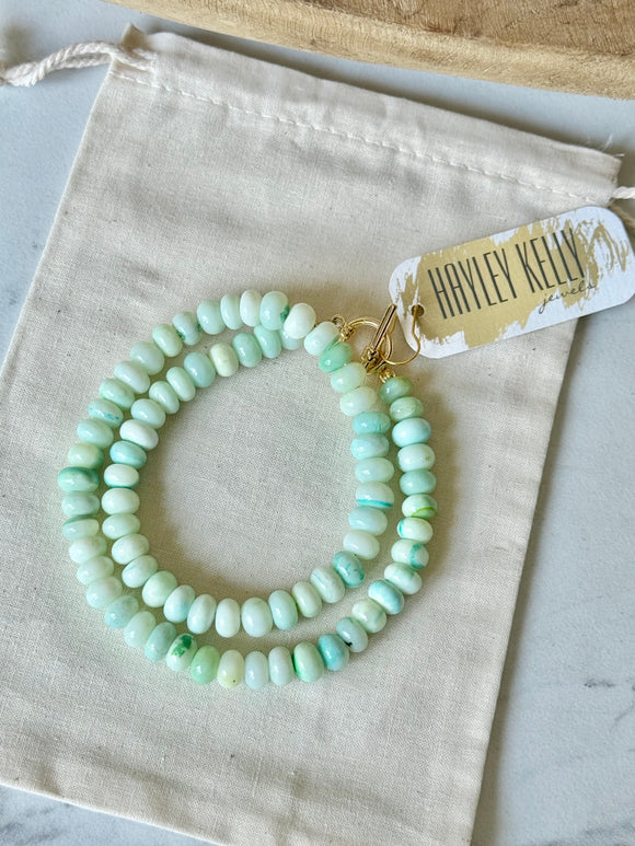 OPAL Candy Necklace - “Soft Sea Foam” ON SALE!!!!!