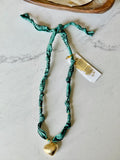 Garden Green - Puff Heart Pendant