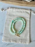 OPAL Candy Necklace - “Soft Sea Foam” ON SALE!!!!!