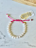 Chunky PEARL BRACELETS - [NEON PINK]