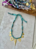 {Vintaged Teal} BANDANA CHARM