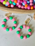 POPPY PINK & GREEN
