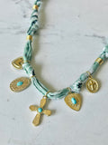 {Vintaged Green} BANDANA CHARM